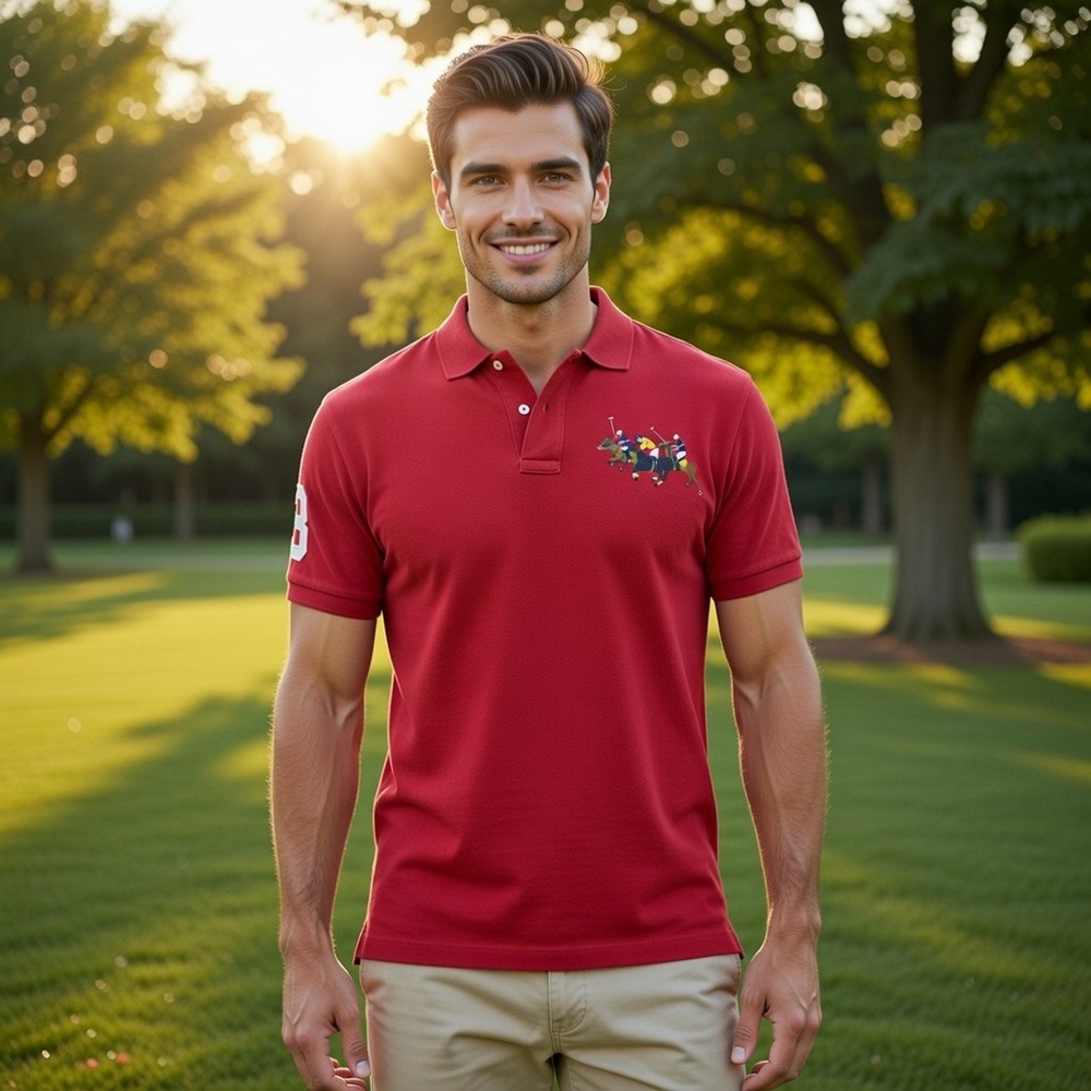 Vintage Rare Polo Ralph Lauren #3 Big Jockey Riders 3 Pony Color Embroidered L